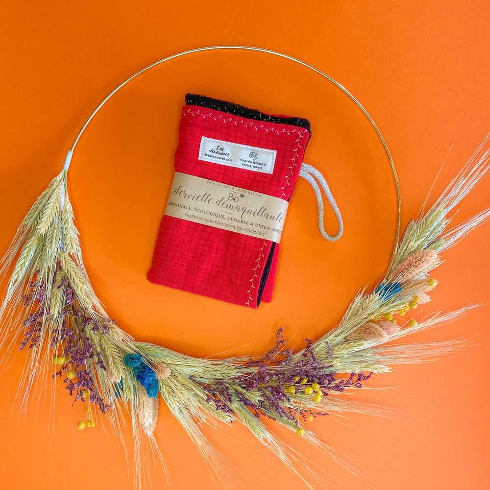 serviette démaquillante bambou