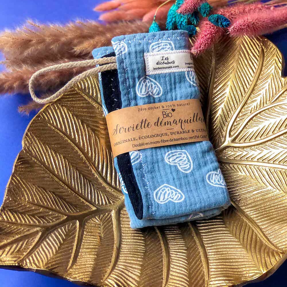 serviette démaquillante bambou